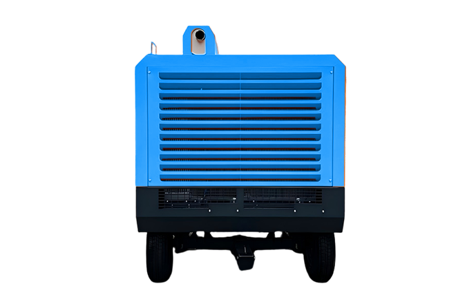 Portable screw air compressor